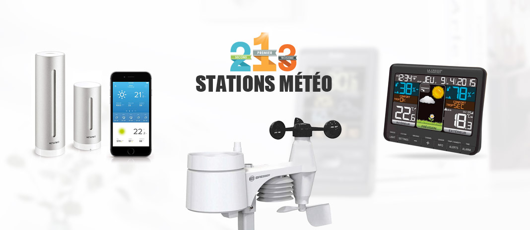 STATION MÉTÉO PROFESSIONNELLE WIFI/RADIO CONTRÔLÉE SOLAIRE